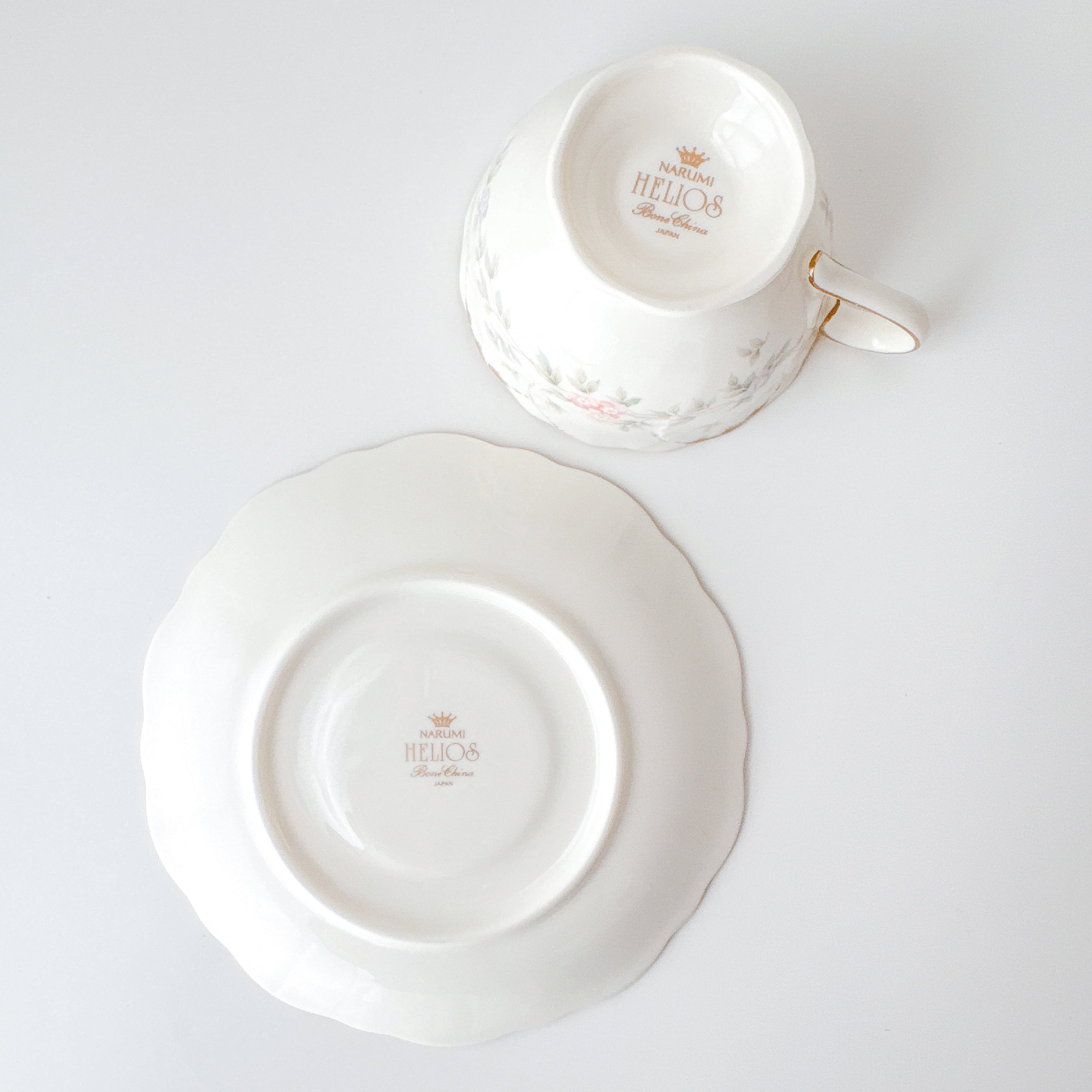 vintage】NARUMI HELIOS BONE CHINA ナルミ ヘリオス ボーンチャイナ