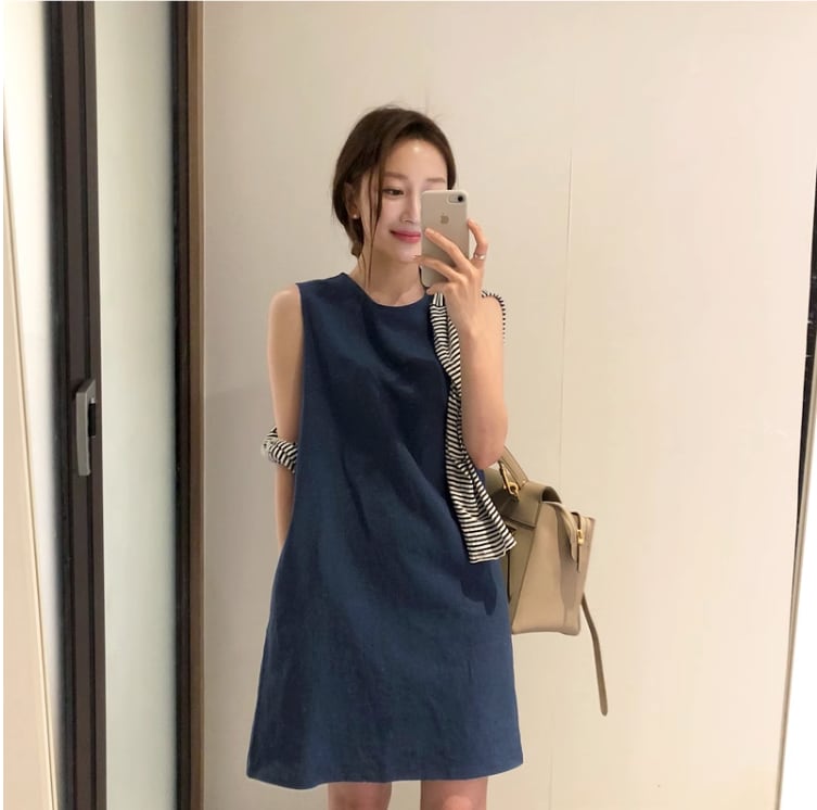 ベストスカート ワンピース ショート ショート丈 袖なし ノースリーブ ラウンドネック ストレート Aライン 大人可愛い きれいめ シンプル カジュアル 大人 おしゃれ お洒落 レトロ 大人女子 ガーリー 無地 夏 レディース 女性用 デート お出かけ 女子会 お泊まり 休日 イベント リゾート 旅行 海 普段使い ファッション コーデ スタイル フリーサイズ ゆったり 白 ホワイト カーキ ネイビー