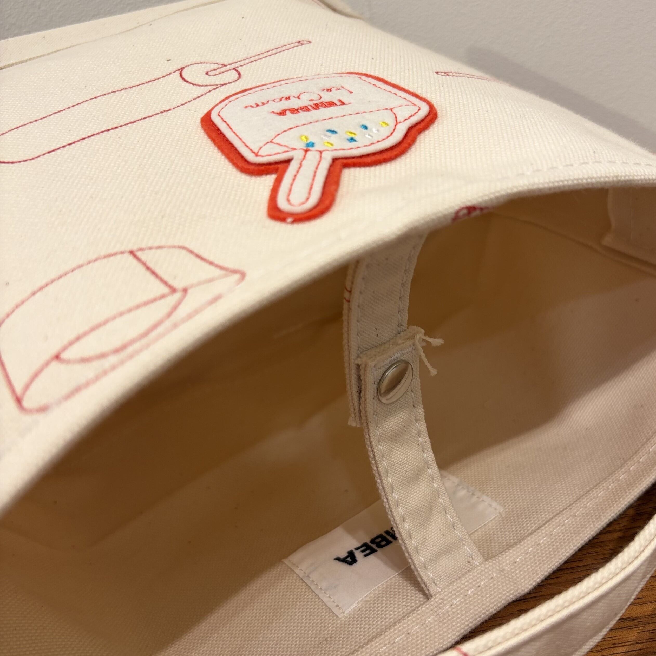 TEMBEA │ CUBE TOTE + WAPPEN | ICE +WAPPEN / NATURAL | テンベア