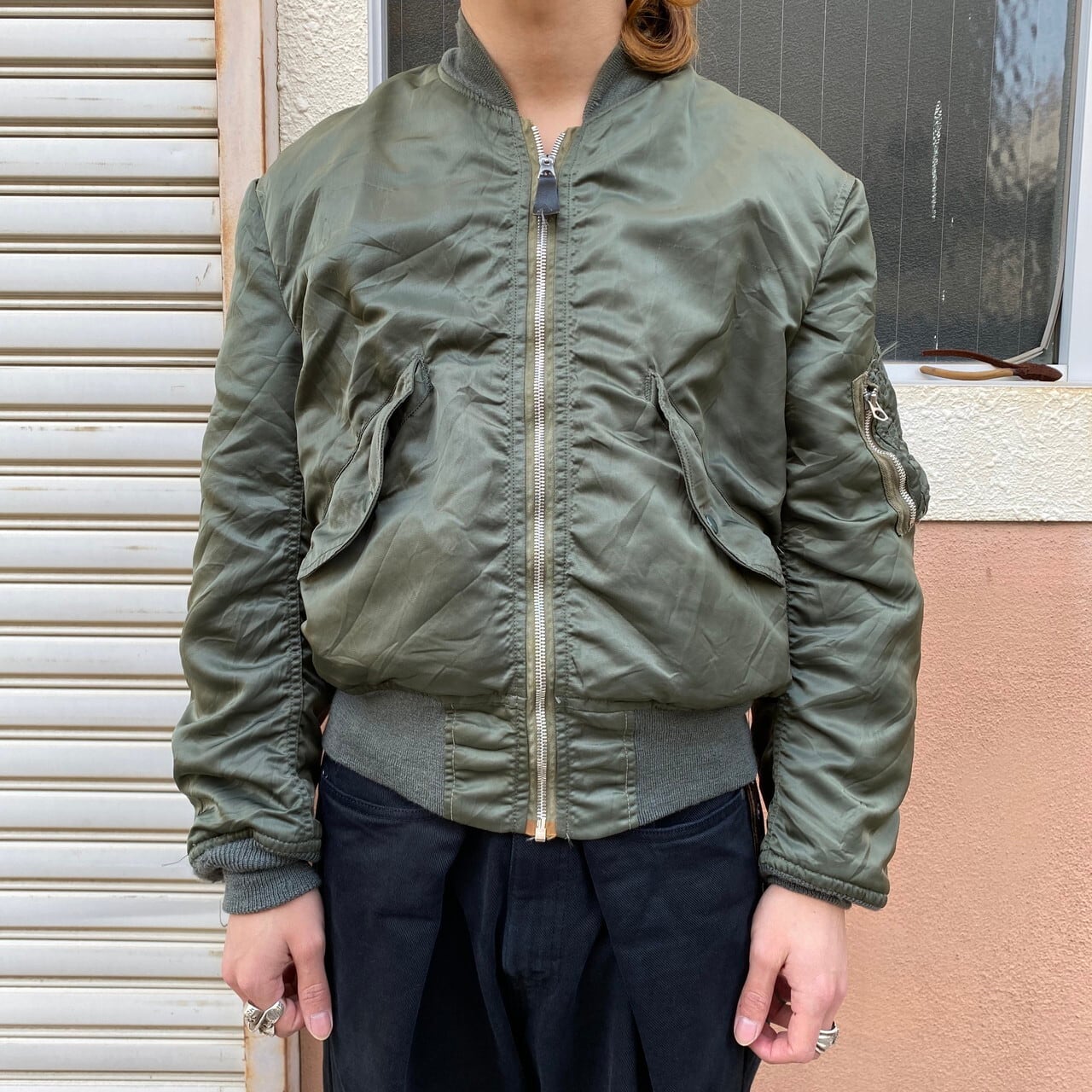77年納品 70年代 ビンテージ USAF 米軍実品 L-2B ミリタリー フライト 