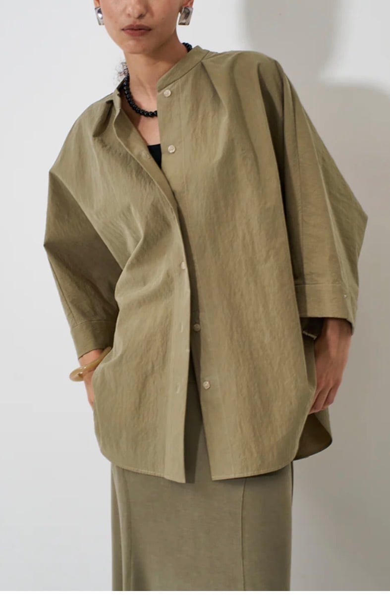 YENN 】 ROUND FORM SHIRT | valance 福井｜レディースセレクト