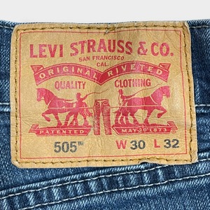 【LEVI'S】505 デニム ジーンズ ジーパン W30 L32 メキシコ製 ストレッチ リーバイス us古着