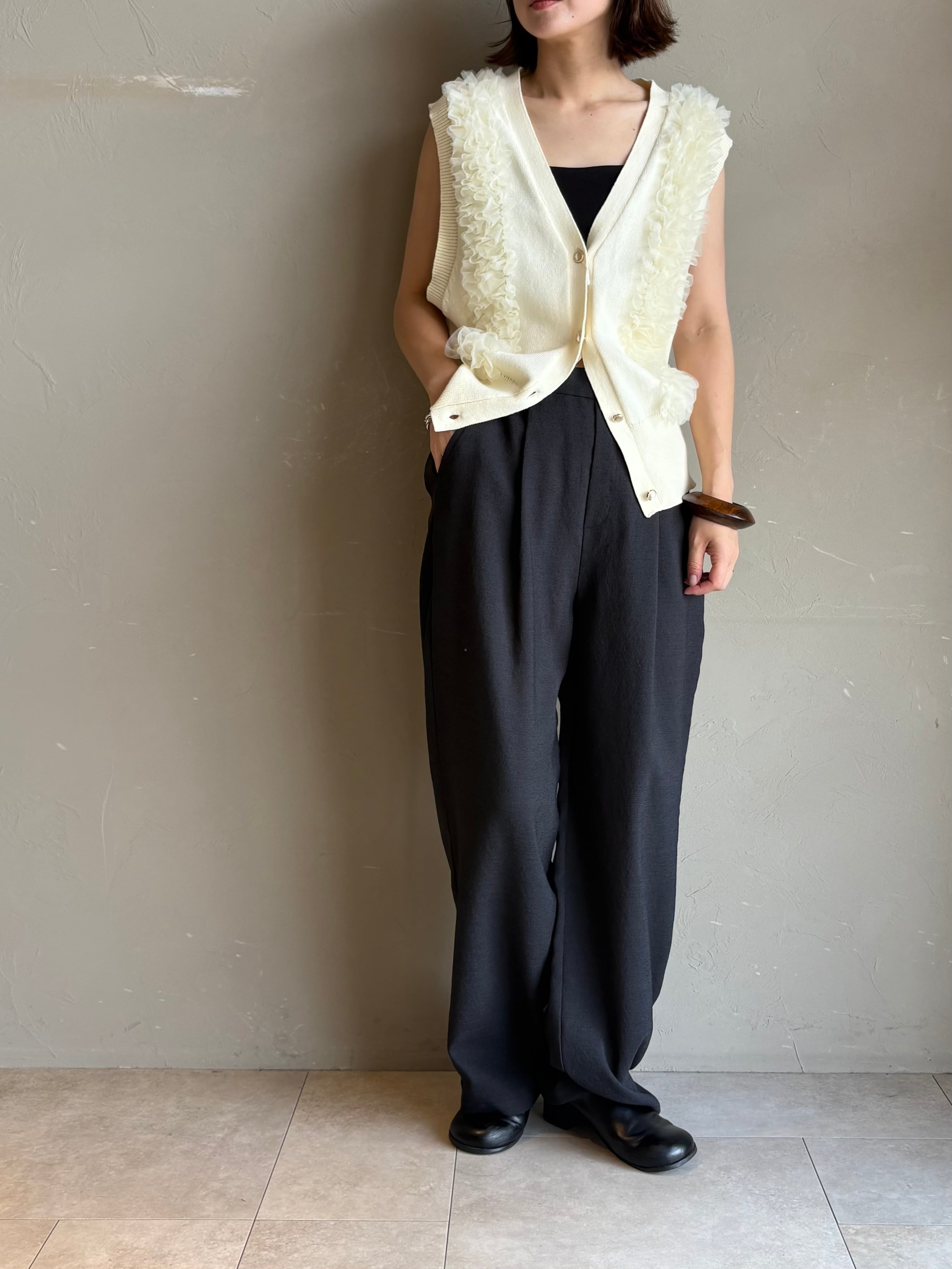 MARGAUX VINTAGE 】チュールフリルベスト | valance 福井｜レディース