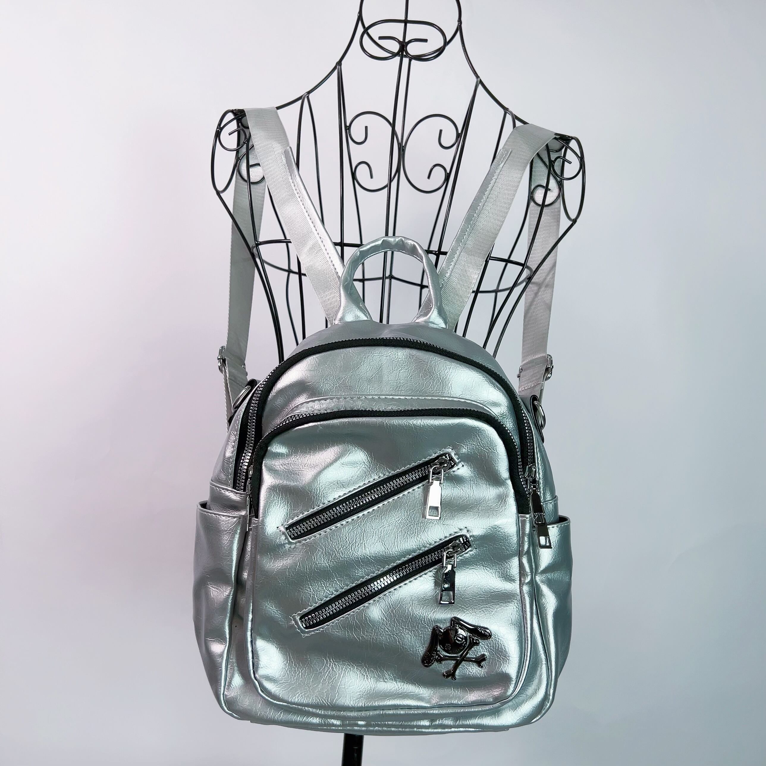 10POCKET 2WAY METALLIC BACKPACK | NIER CLOTHING