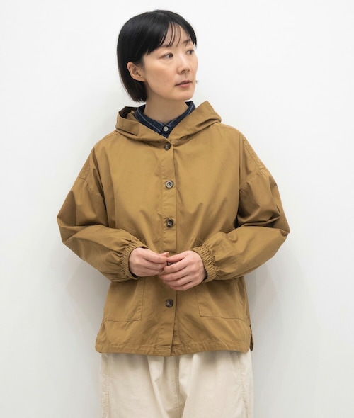 SUN VALLEY サンバレー / 製品染め コットン ツイル フード ブルゾン