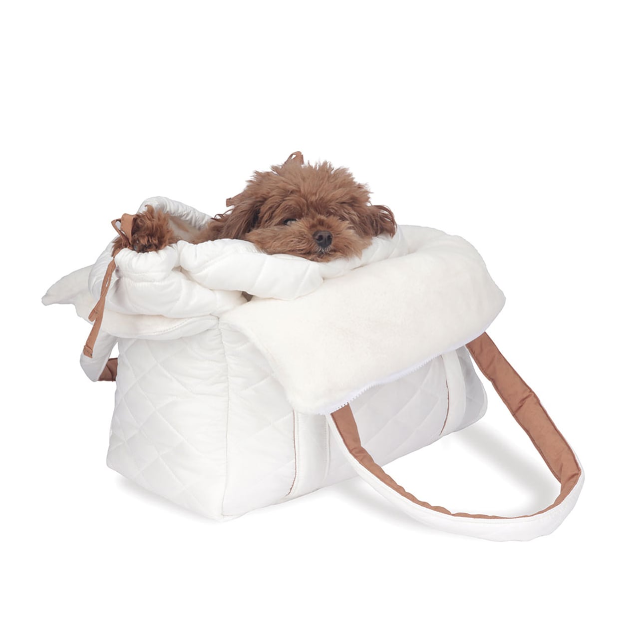 Double fur inner bag（WhiteーS） / monchouchou | PANNA HOUSE