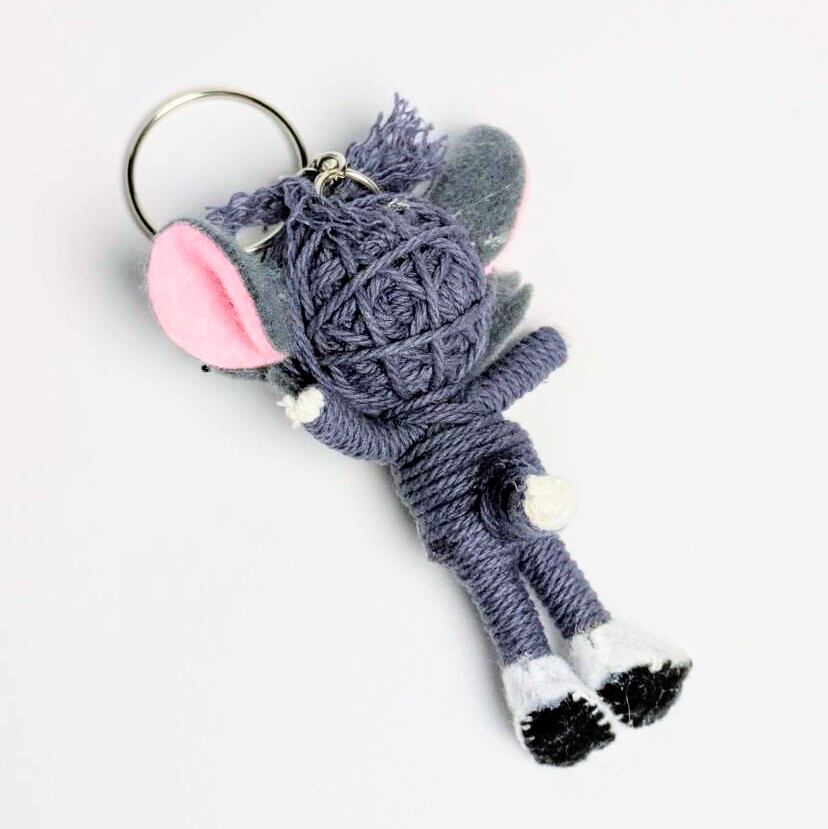 再入荷！【 Tom and Jerry ( トムとジェリー ) トム 】 Voodoo doll KeyHolder / ブードゥー人形 / 身代わり人形 /お守り人形  〚アメリカン雑貨 アメトイ〛