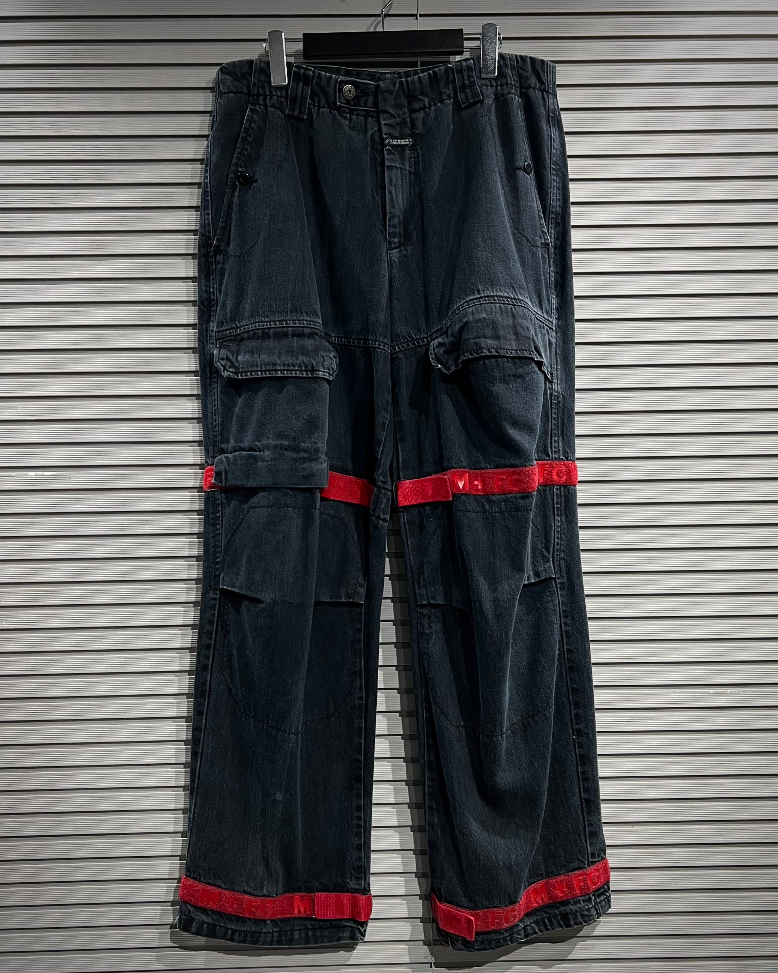 X VINTAGE】“MARITHE FRANCOIS GIRBAUD” Dark Indigo Shuttle Denim