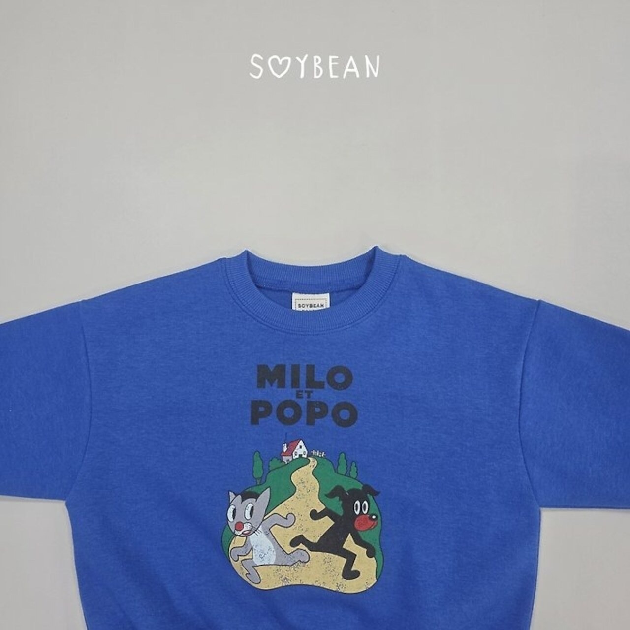 韓国子供服 / 26Autumn / soybean / milo popo スウェット / キッズ服 / ジュニア服 / 秋服 *XS~JM*