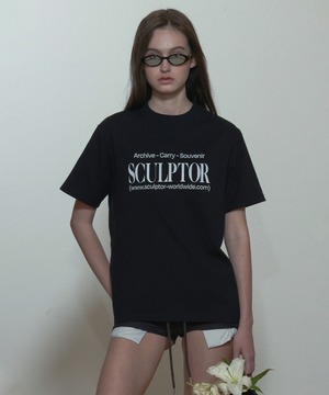 [SCULPTOR] Classic Logo Tee Black