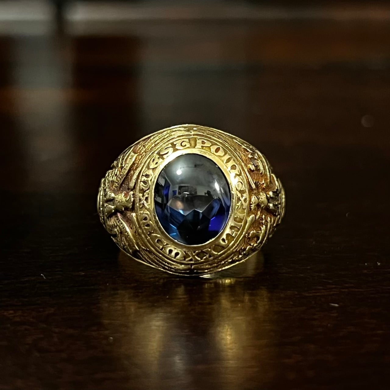 TIFFANYティファニー ヴィンテージ カレッジリング★ラピスラズリ TIFFANYティファニー ヴィンテージ カレッジリング☆ラピスラズリ