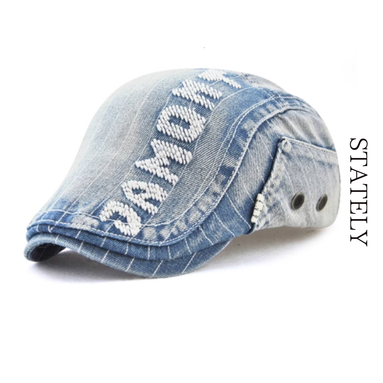 ヒッコリーデニム ロゴハンチング/5color_A02・画像10