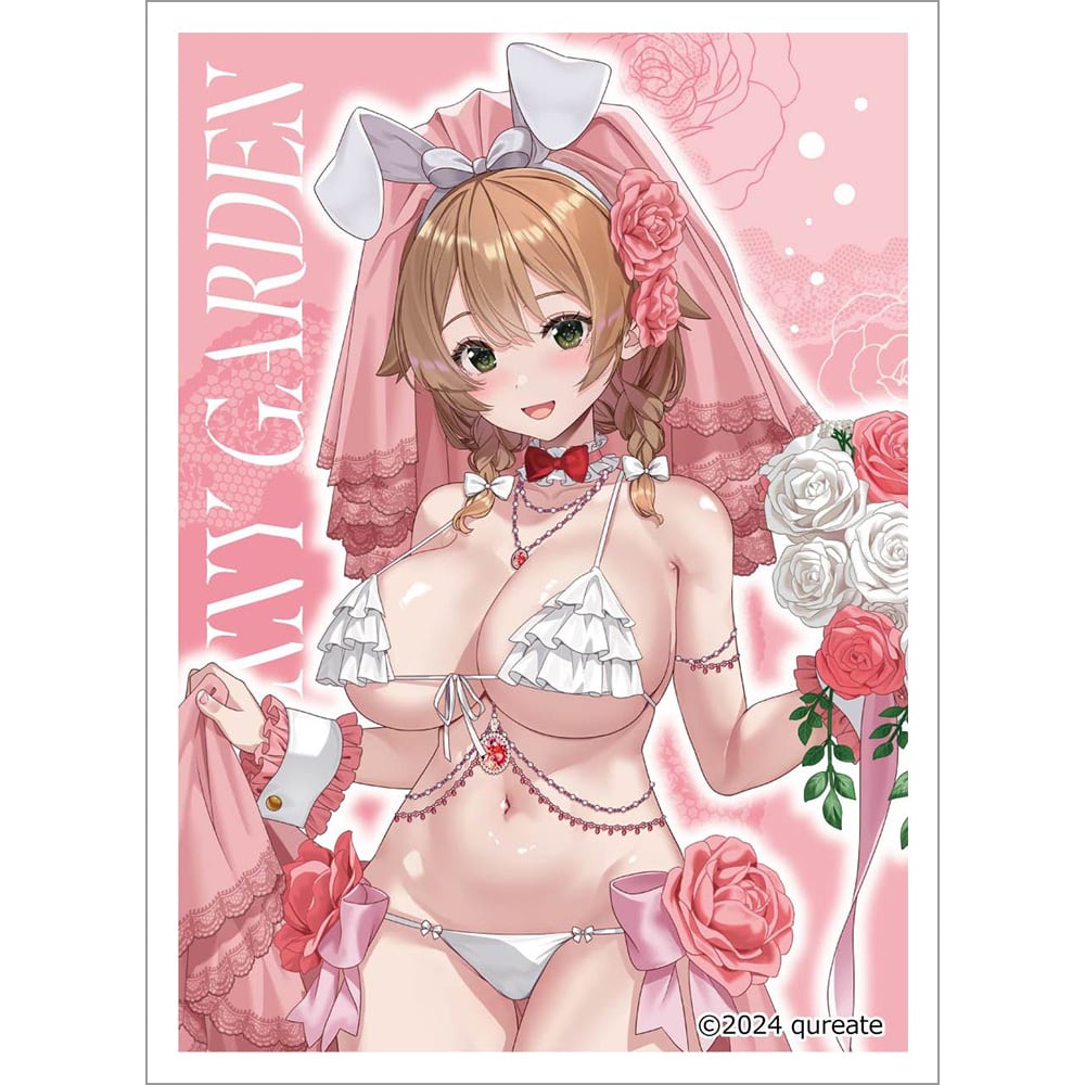 バニーガーデン 描き下ろしスリーブ(花奈/バニーウエディング水着