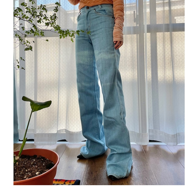 70s～80s U,S Levis STUDENT FLARE　