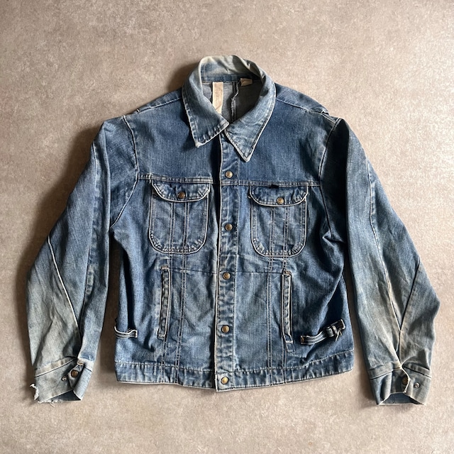 1980s  KEY  Denim Tracker Jacket  46  G325