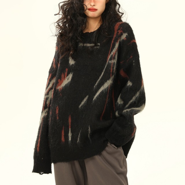 mood blend knit　ムードブレンドニット　J1481