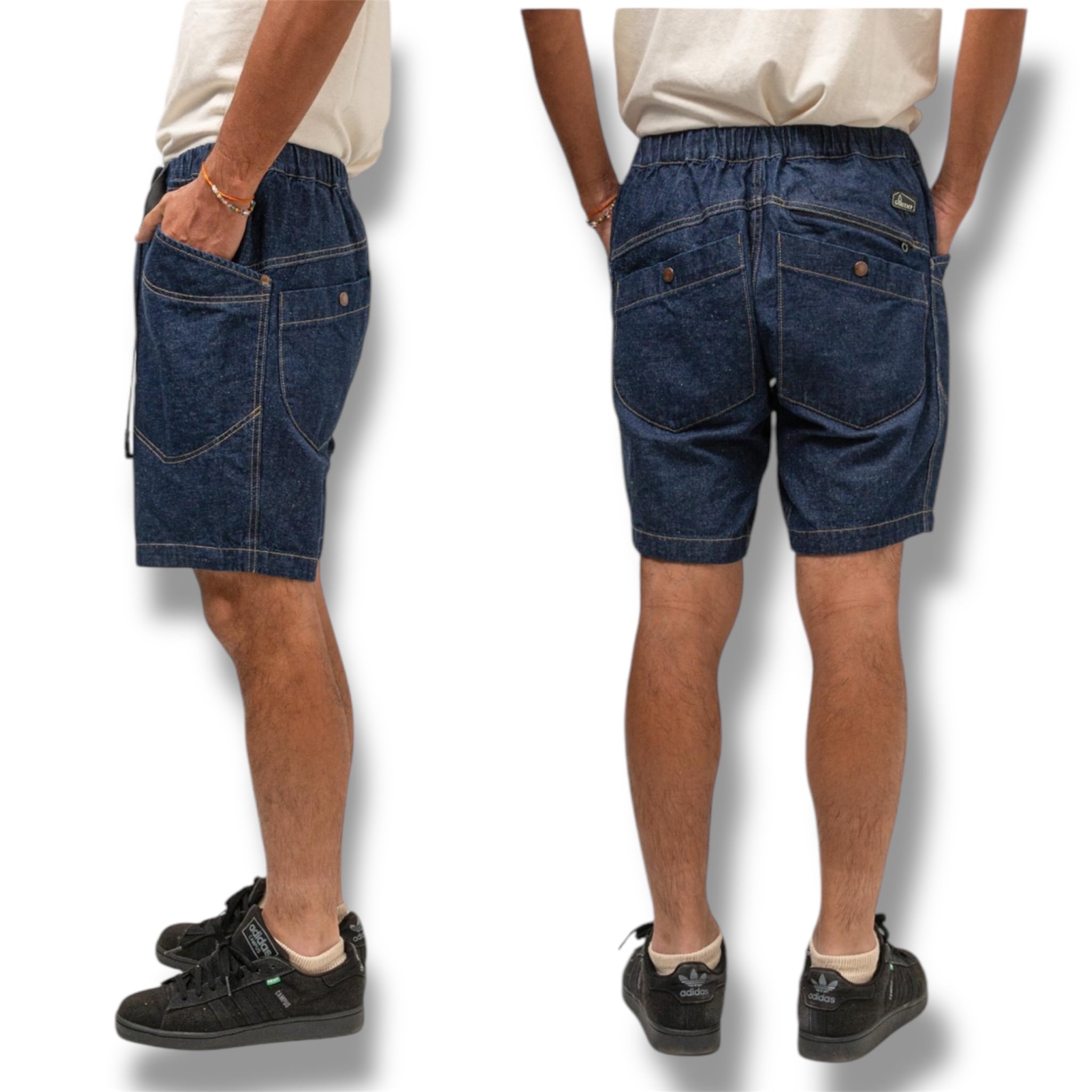 GOHEMP (ゴーヘンプ) - TRAVELER EASY SHORTS - ONE WASH / デニム