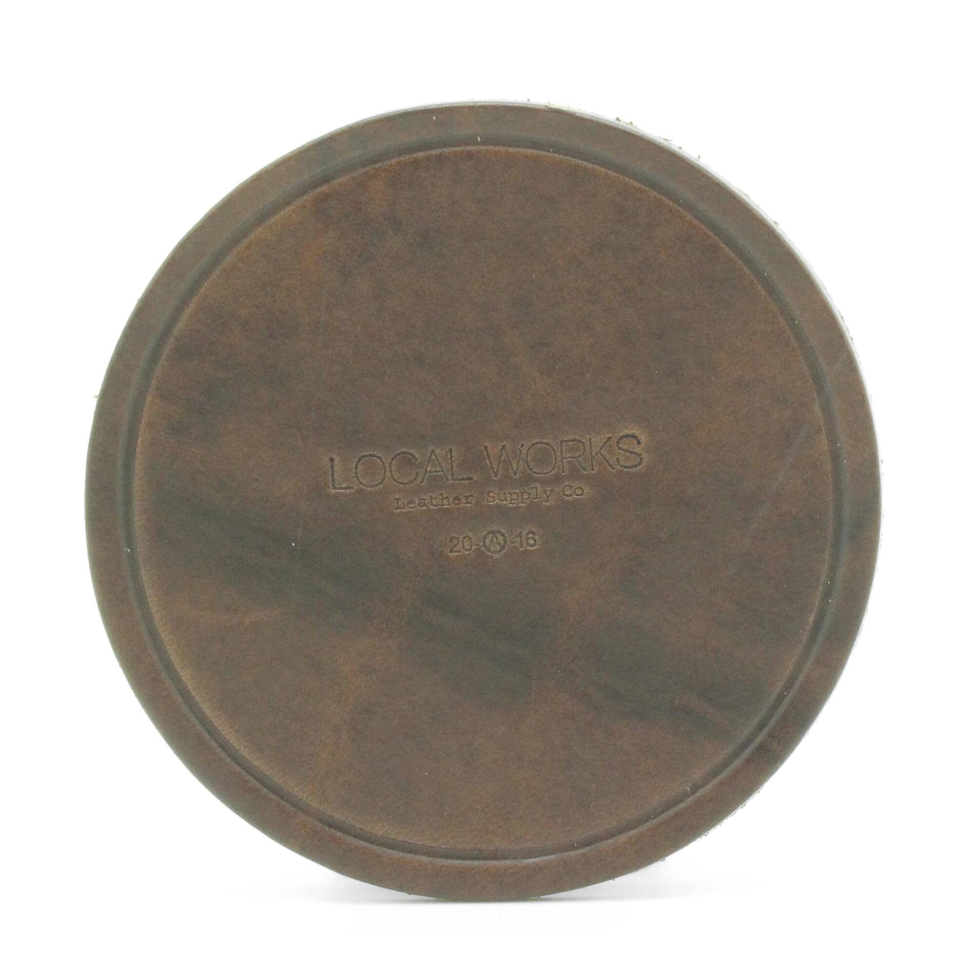 LOCAL WORKS イタリアレザー コースター 030SR イタリアモンタナ社