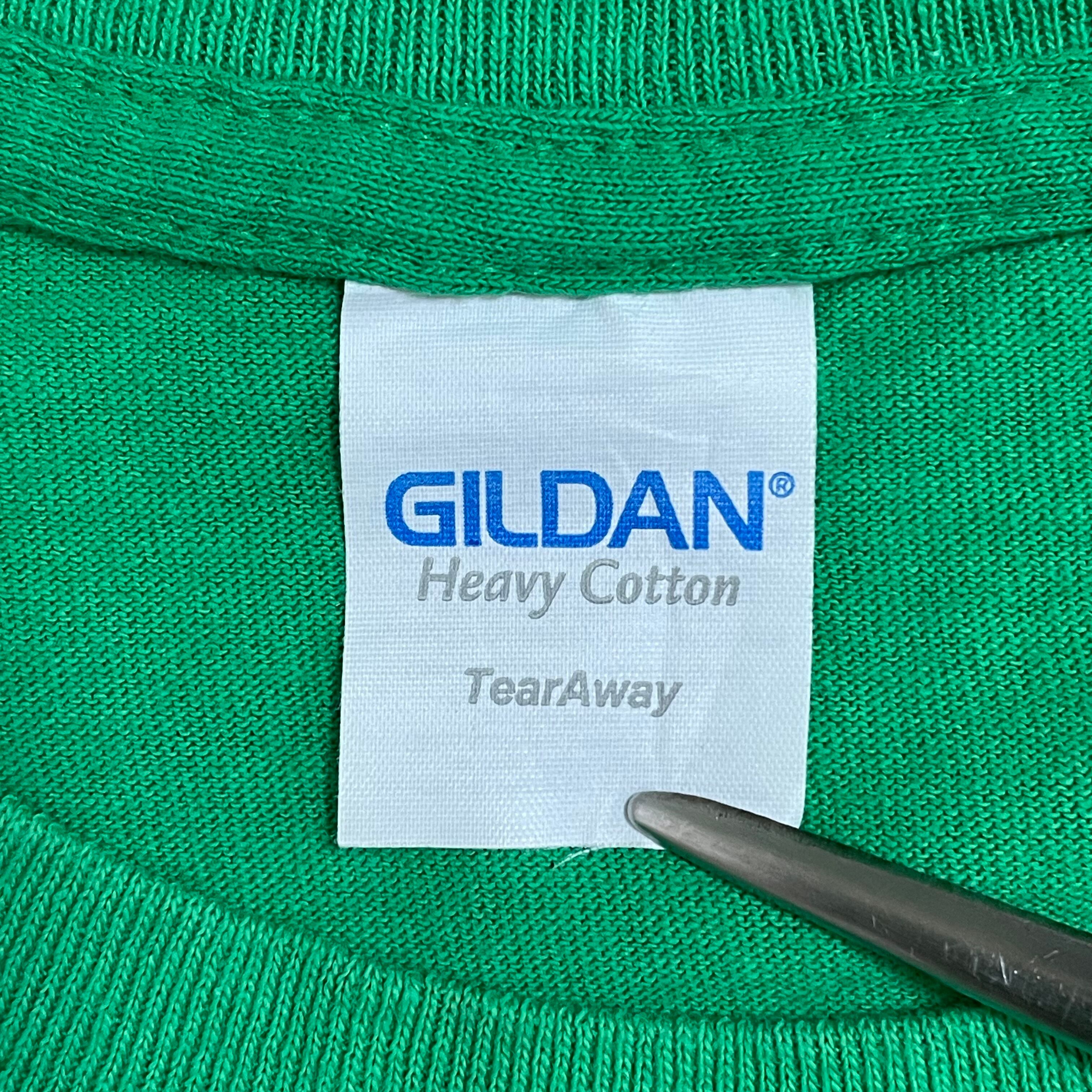 GILDAN】STREET TALK TEES プリント Tシャツ 両面 バックプリント ロゴ L相当 半袖 夏物 US古着 古着屋手ぶらがbest デニムジャケット 企業ロゴ刺繍 バックロゴ M~L相当