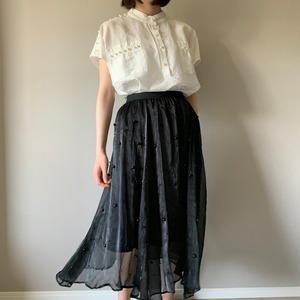 パール付フレアスカート【JI210345】