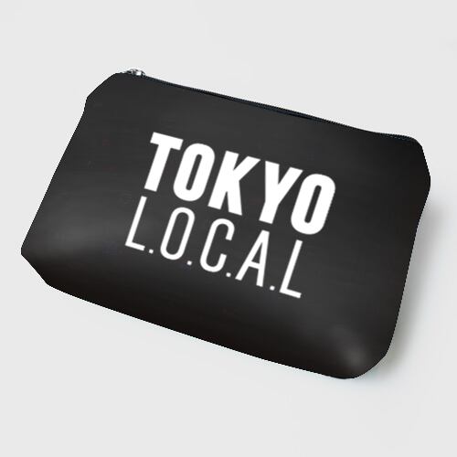 「ベーシックロゴ」TOKYO L.O.C.A.L ブラックポーチ