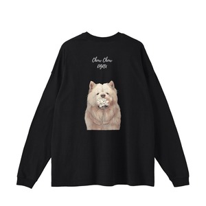 チャウ・チャウ　ルーズロングスリーブTシャツ