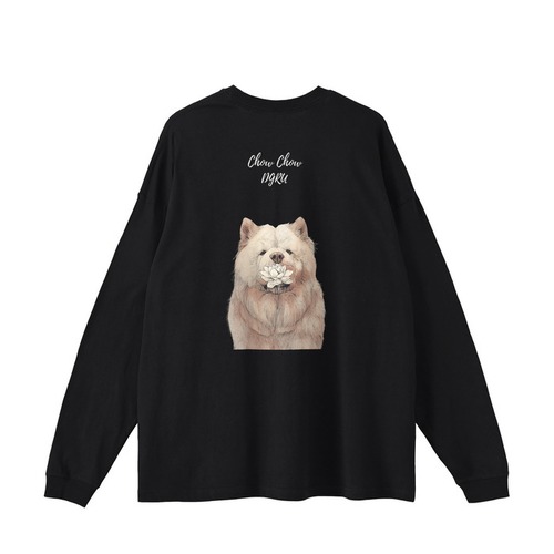 チャウ・チャウ　ルーズロングスリーブTシャツ