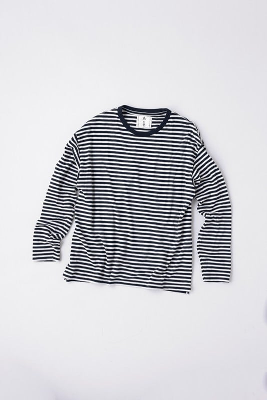 糸と色 よこしま羊毛Tシャツ ロング | 大人になったら、着たい服