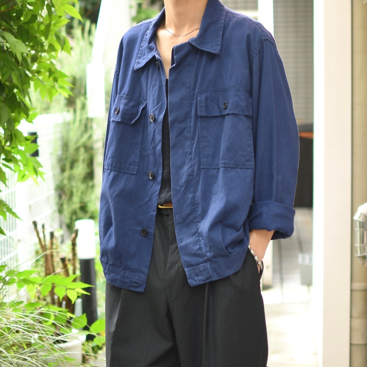 cotton twill euro work jacket