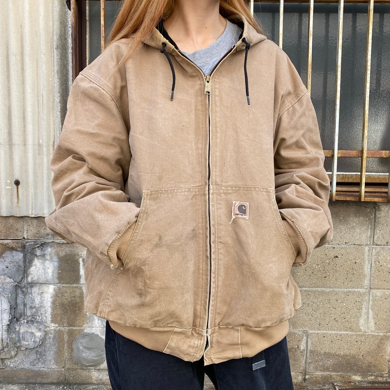 ビッグサイズCarhartt カーハート アクティブジャケット ダック地