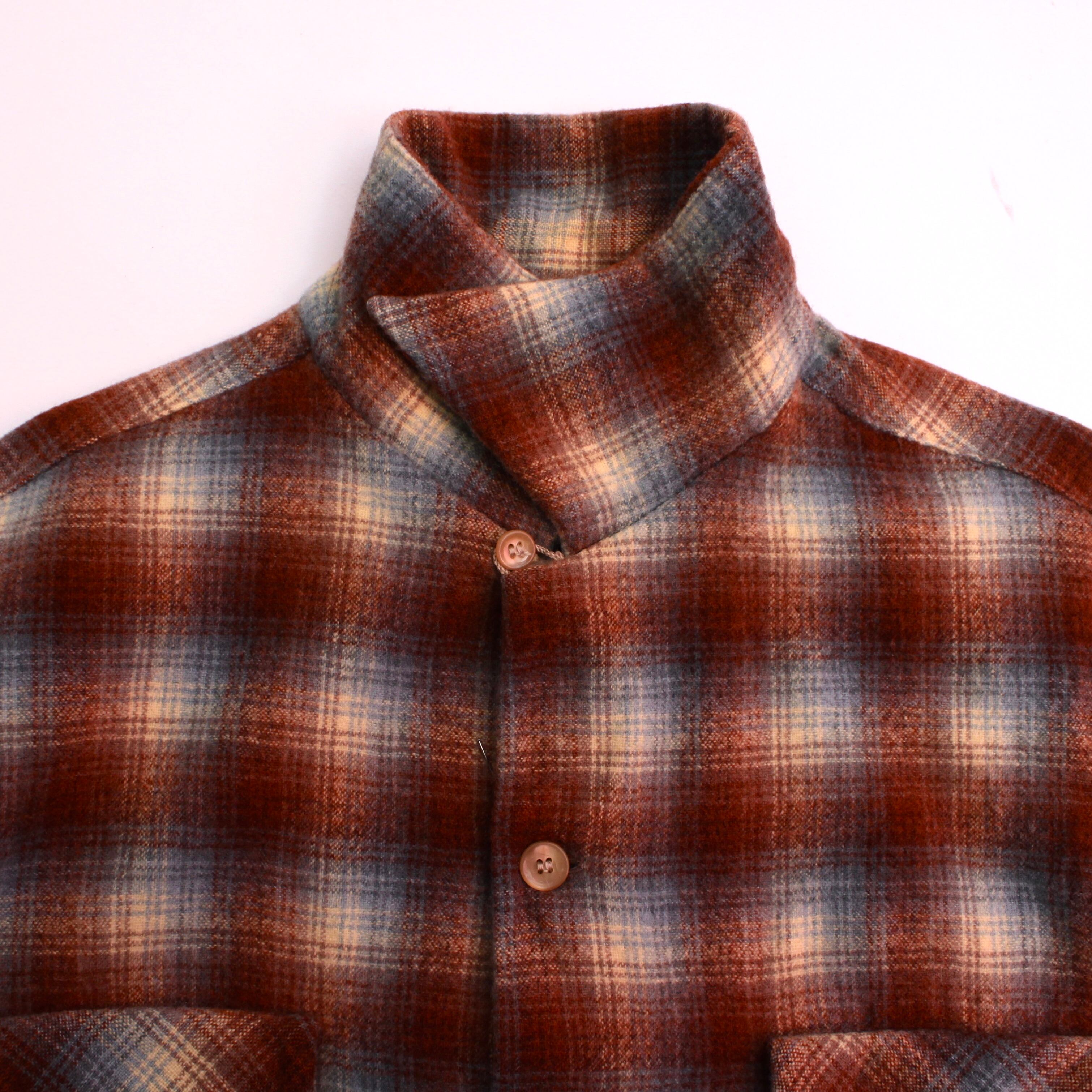 希少 50s Pendleton Wool Ombre Shirt オンブレCatsCollection