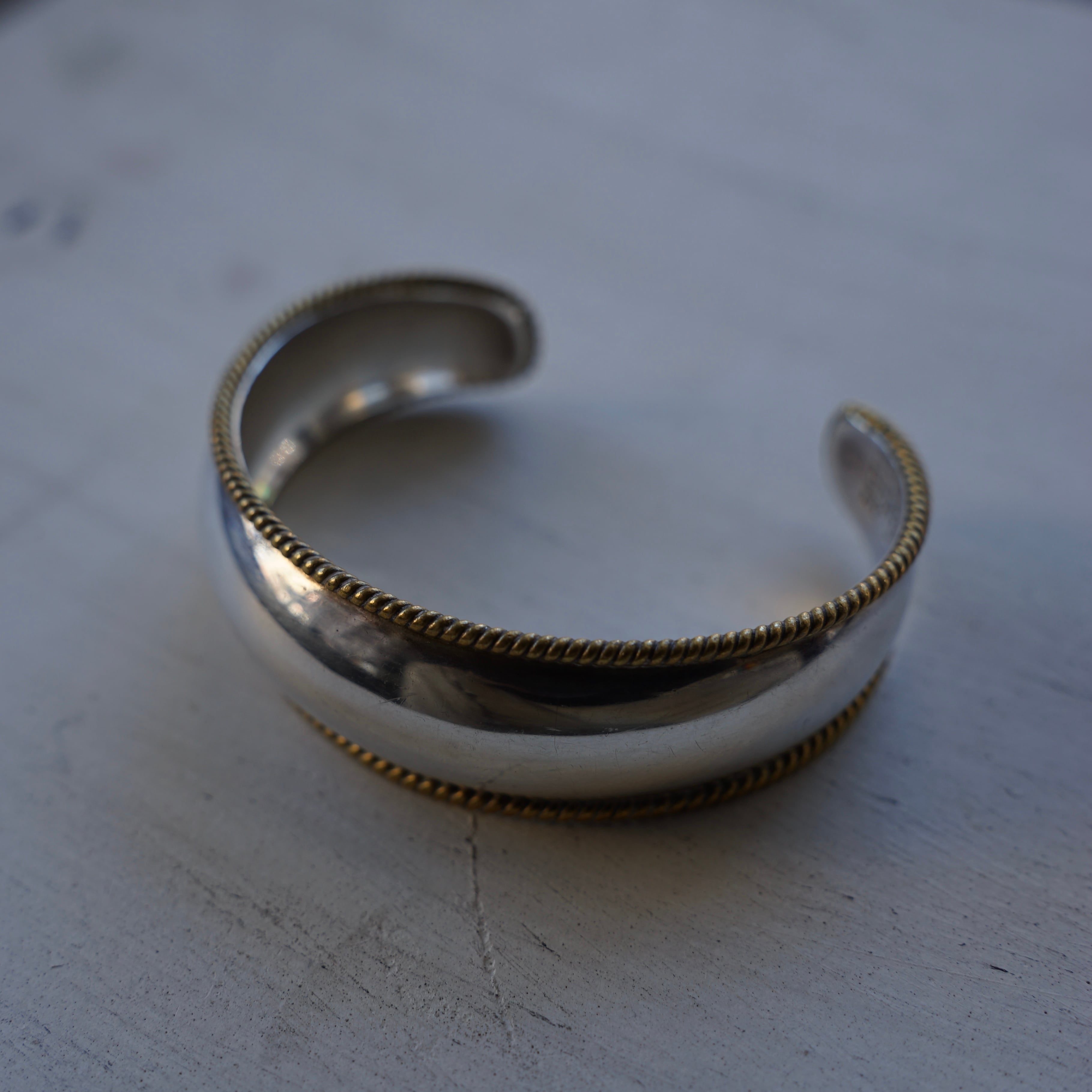 Vintage] 80〜90's Mexican Jewelry Silver925 & Brass Combination