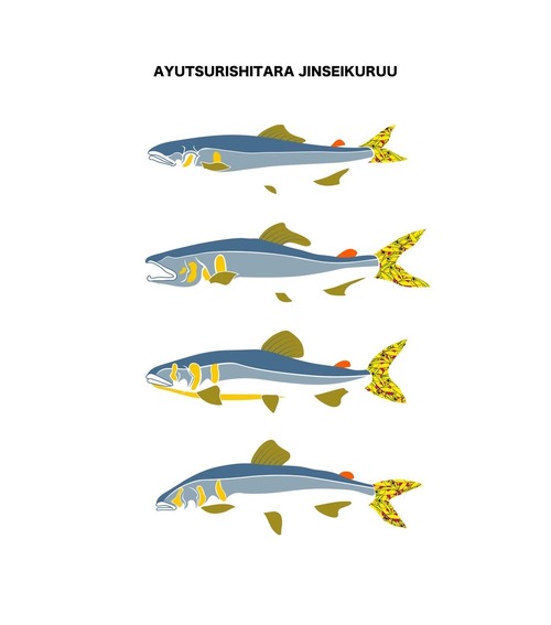 鮎釣りしたら人生狂うTシャツ