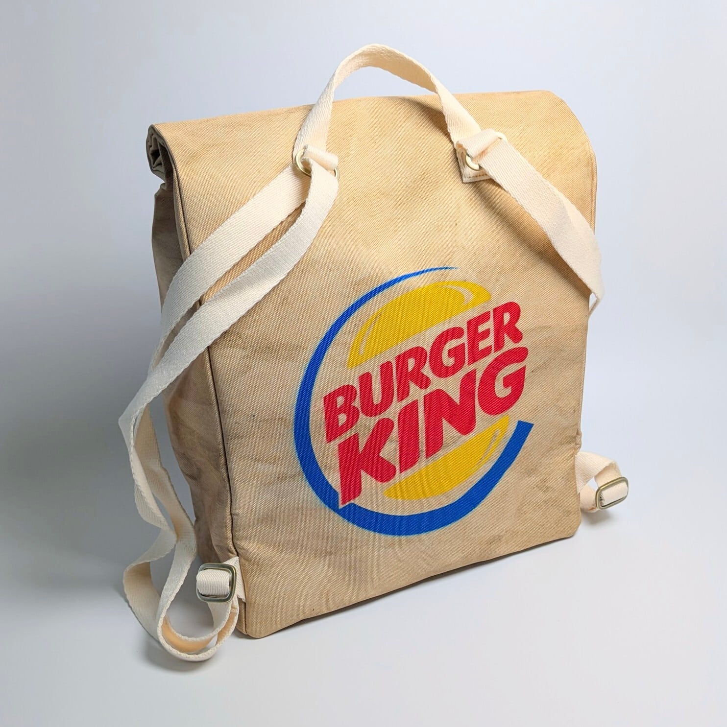 再入荷!【 BURGERKING ( バーガーキング )】 Backpack(バックパック) / リュック / 紙袋風 〚アメリカン雑貨 アメトイ〛