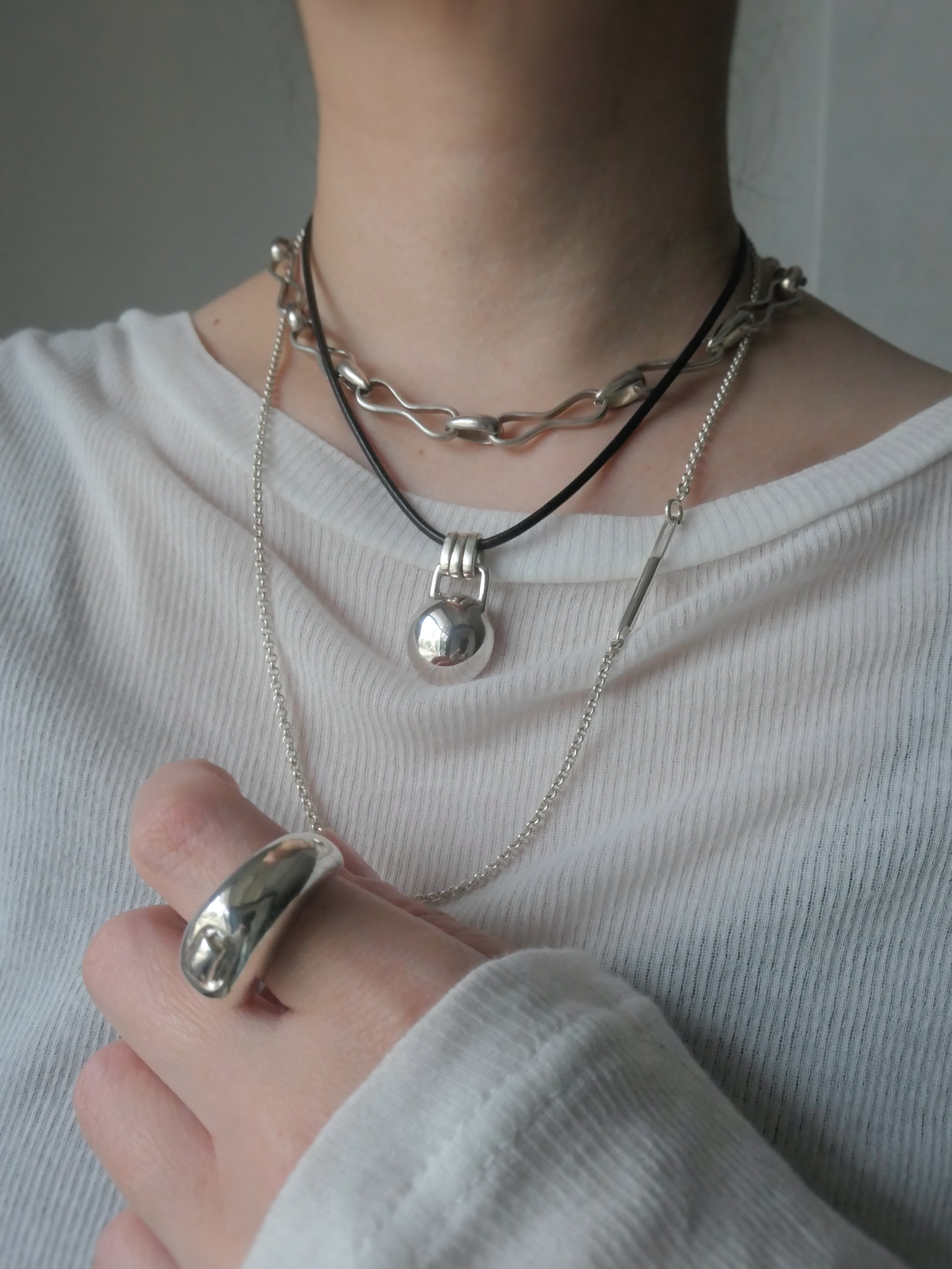 stick chain necklace | Lana Swans