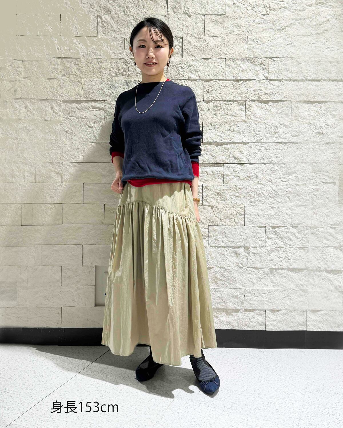 大人のティアードスカート【手洗い可 / 日本製 】 | 小さいサイズ専門