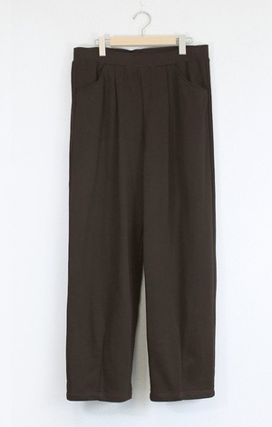 【9月末入荷予定】Sweat Wide Easy Pants　Chocolate