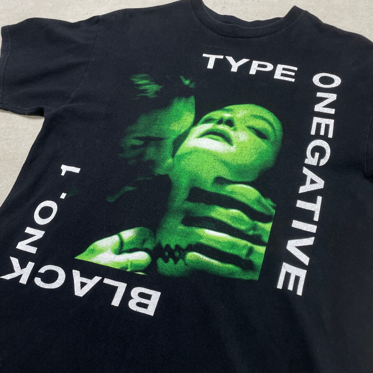 00年代 TYPE O NEGATIVE BLACK NO.1 バンドTシャツ バンT メンズM 古着 