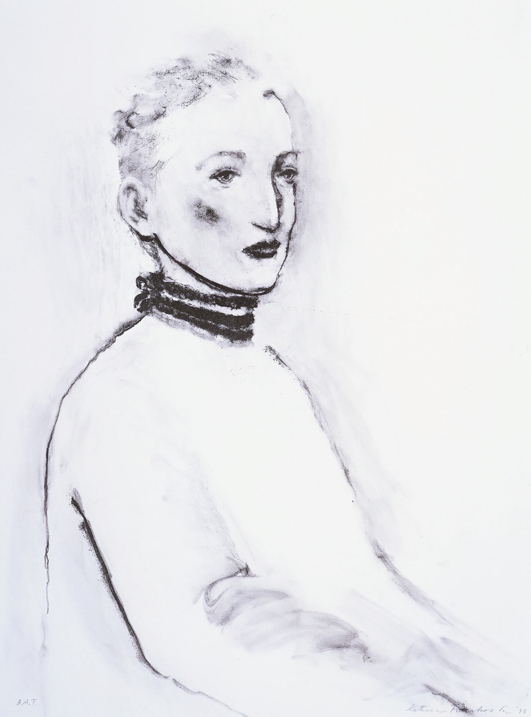 羊歯のにおい 1993年 舟越 桂 Katsura Funakoshi Gallery Shirakawa