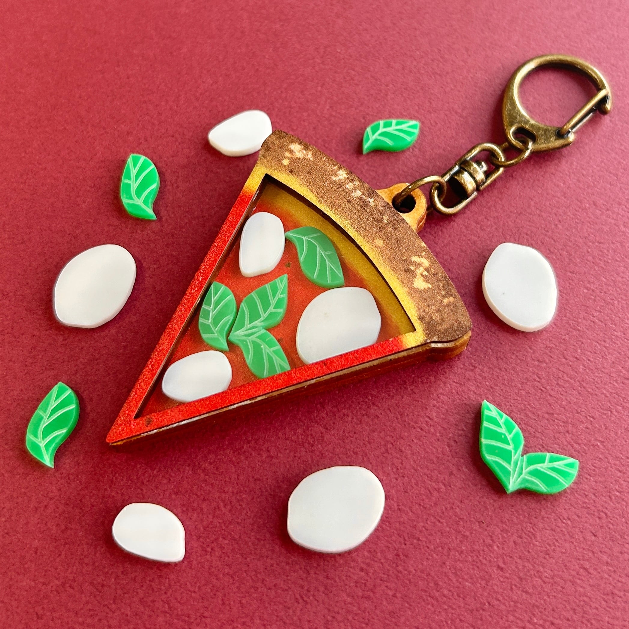 ピザ PIZZA】シャカシャカキーホルダー | happystand