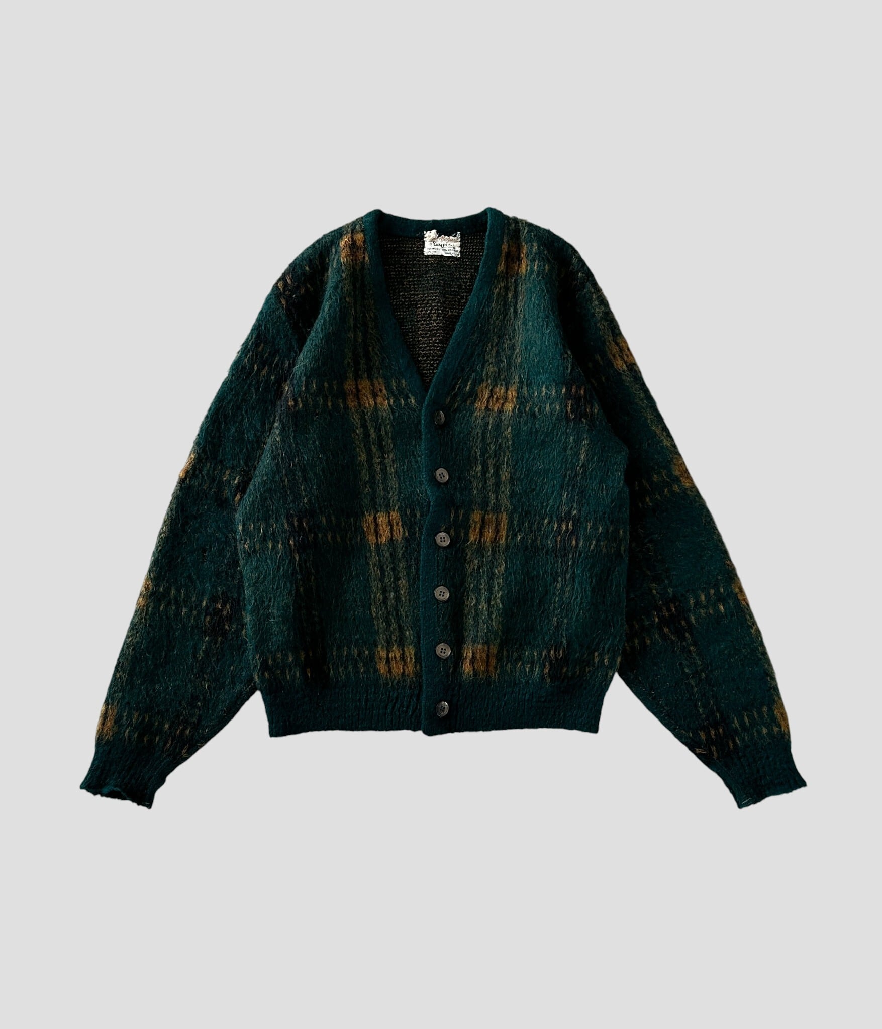 70s【高配色】CAMPUS キャンパス ニット カーディガン ワーク 60s 70s【高配色】CAMPUS キャンパス ニット カーディガン ワーク 60s 60's