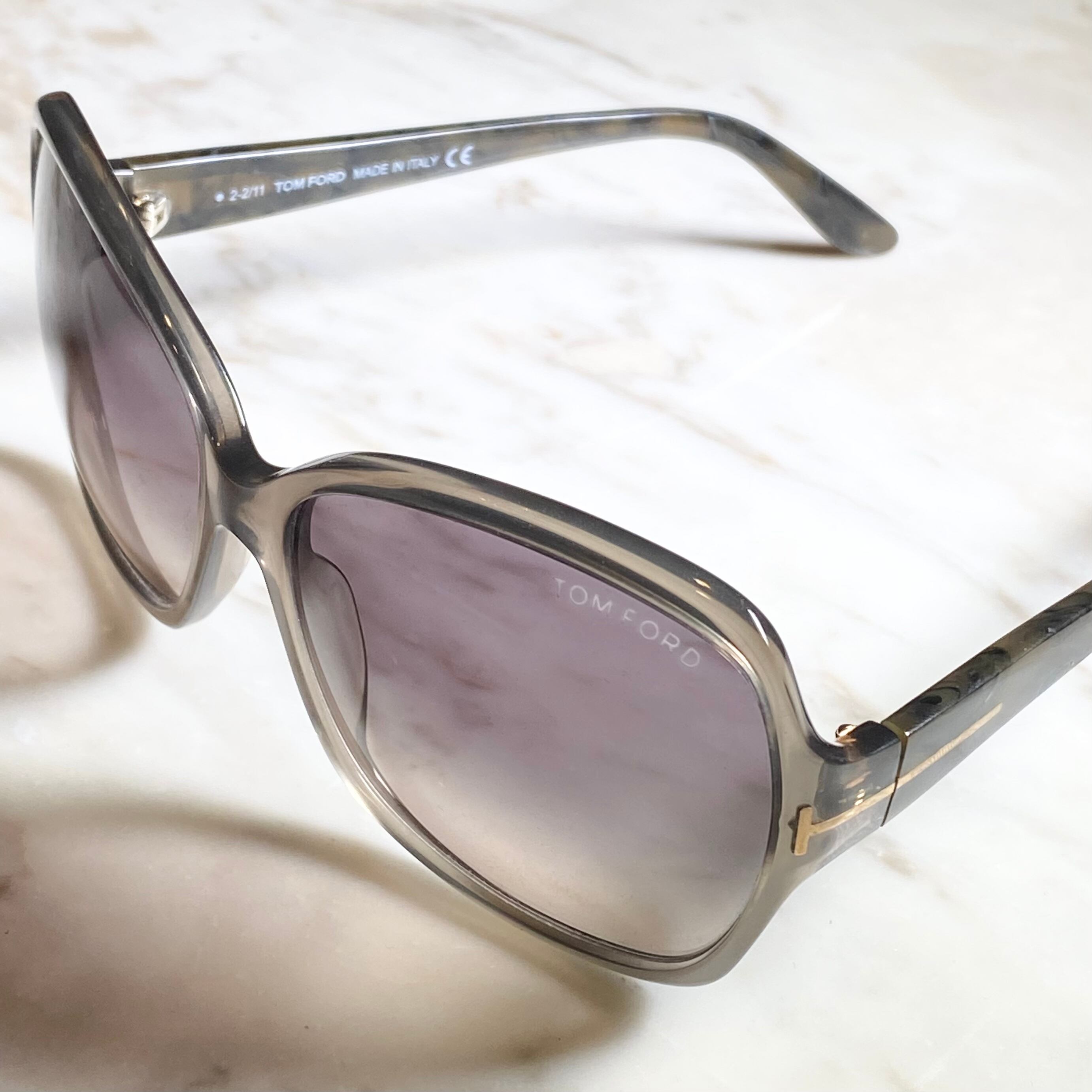 TOM FORD butterfly frame sunglasses “TF229” “Nicola” | NOIR ONLINE