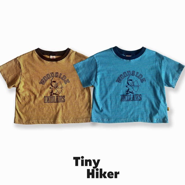 【取寄】tiny hiker｜cupid fine stripe tee｜キューピッド細ボーダーT｜XS-XL｜kids｜26 summer