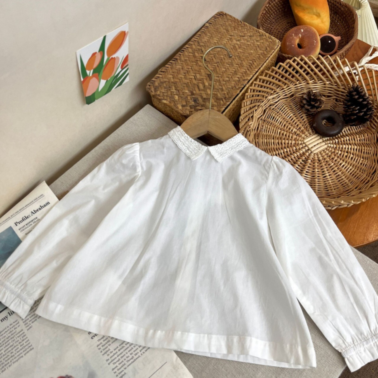 春クラシックカーディガンORチェックスカート