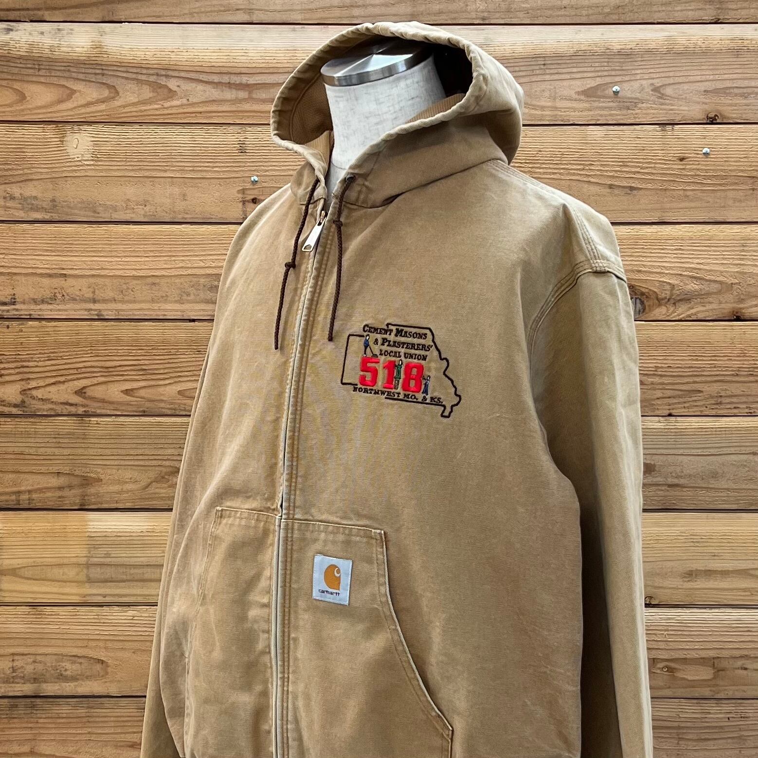 90s カーハート Carhartt アクティブジャケット ブラウン 裏ボア
