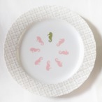 可愛いタツノオトシゴのお皿②