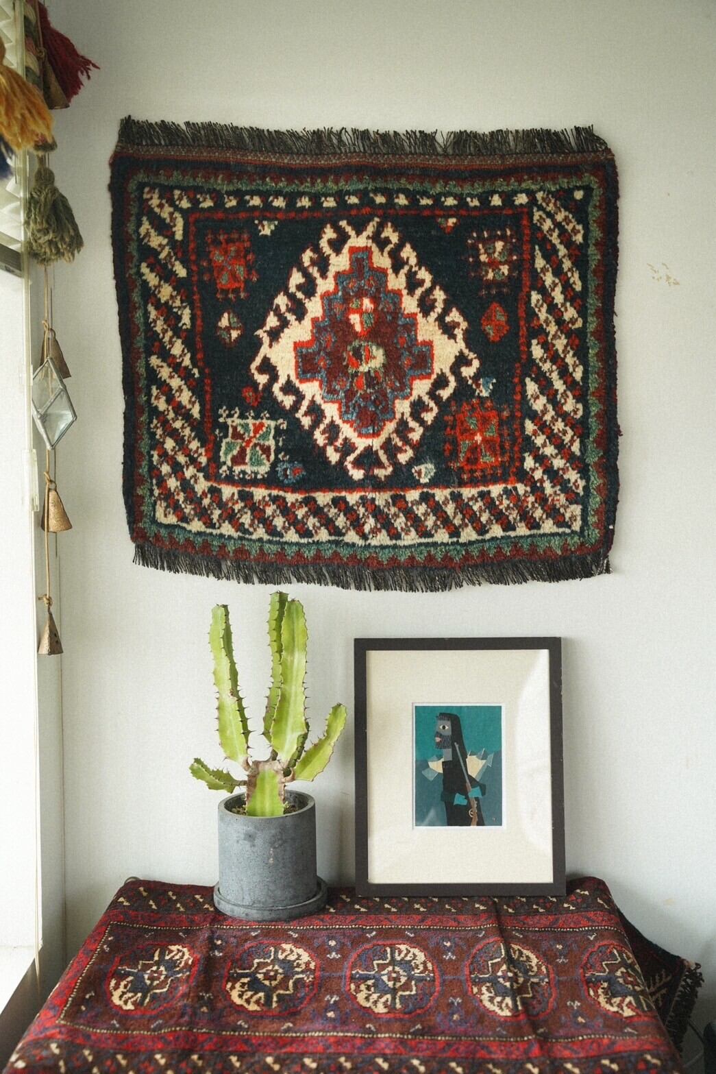 1328-02 Vintage Qashaqai rug