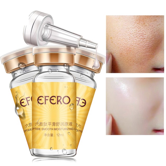 Efero 6 ペプチドデイクリーム瞬時に永遠の皮膚の修復顔リフティングアルギレ顔血清液体抗しわ 12 ミリリットル