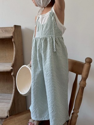 2112 plaid suspender pants / DENDEN