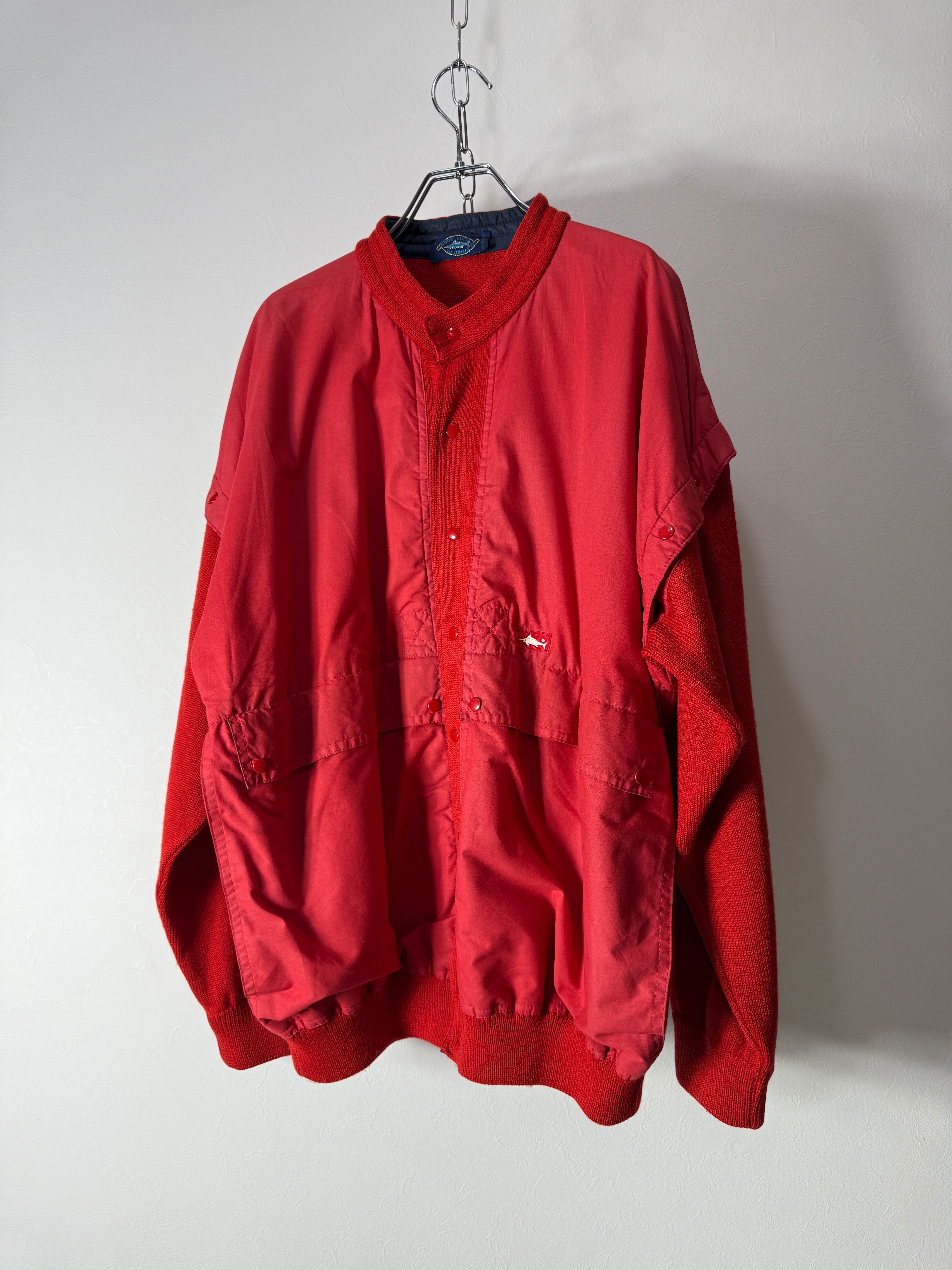 80~90’s ITALY made Fishing-Inspired Mixed Jacket